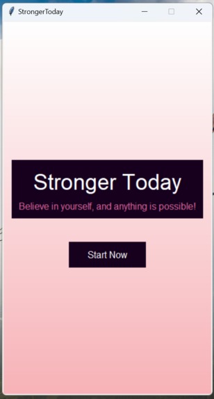 StrongerToday – screenshot 1