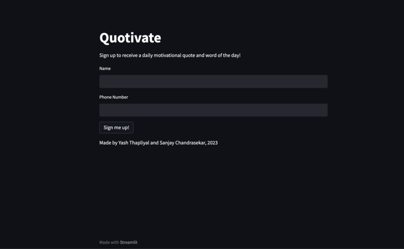 Quotivate – screenshot 2