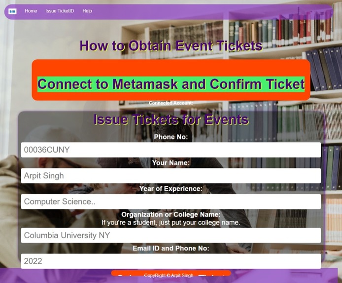 NFT TicketHive – screenshot 4