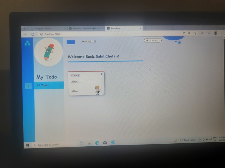 Reactapp – screenshot 1