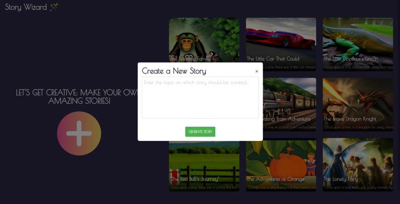 storyWizard – screenshot 1
