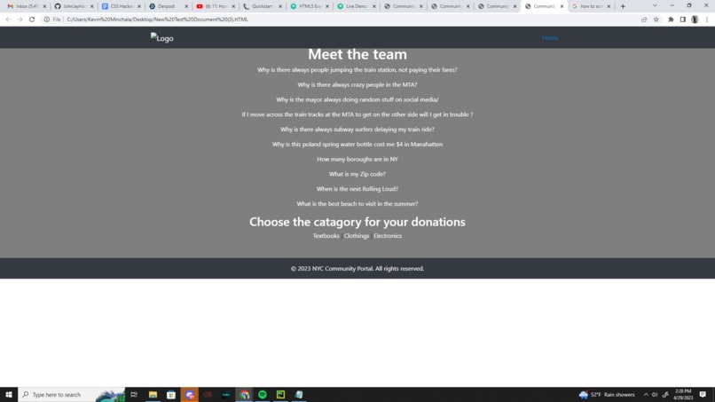NYC Community Portal – screenshot 1