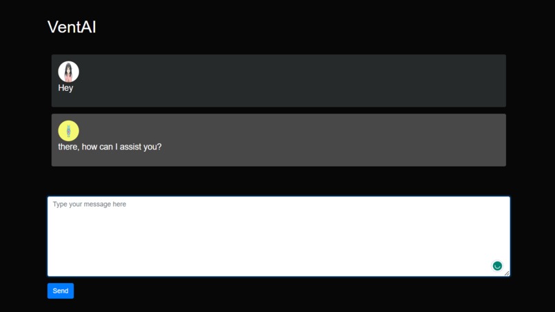 VentAI – screenshot 2