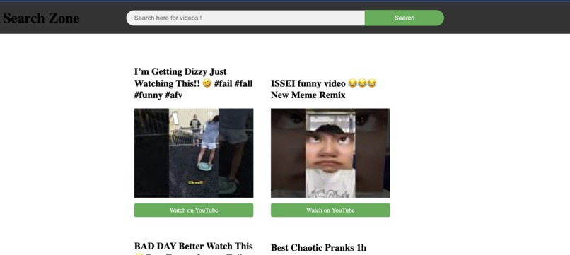 Youtube searcher – screenshot 2