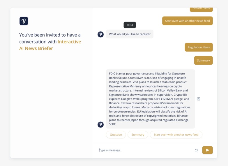 Interactive AI News Briefer – screenshot 3