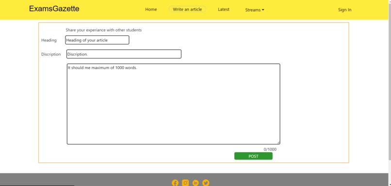 ExamGazette – screenshot 2