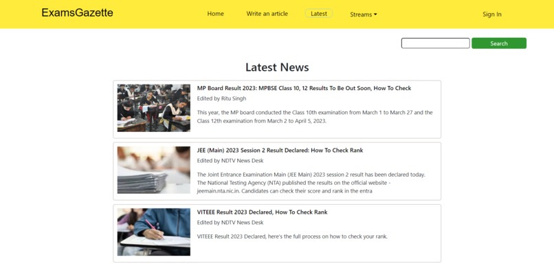 ExamGazette – screenshot 7