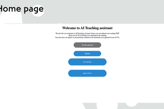 Artificial Intelligence Teaching Assistant