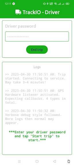 TrackIO (vehicle-tracking-system) – screenshot 3