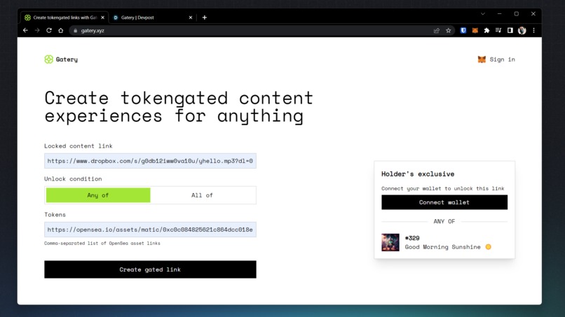 Gatery – screenshot 1