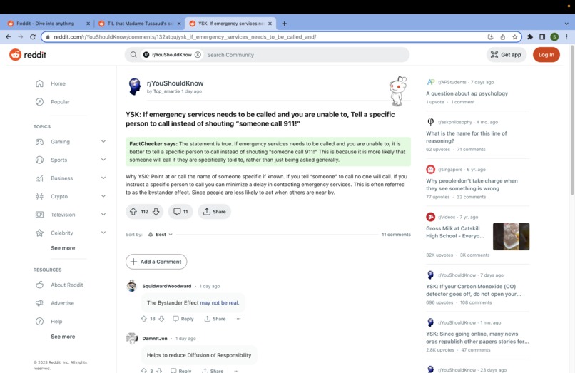 AI Reddit Factchecker  – screenshot 2