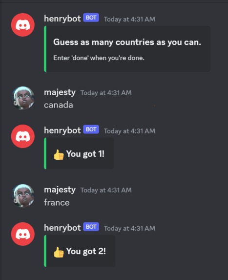 Henry's Bot – screenshot 1
