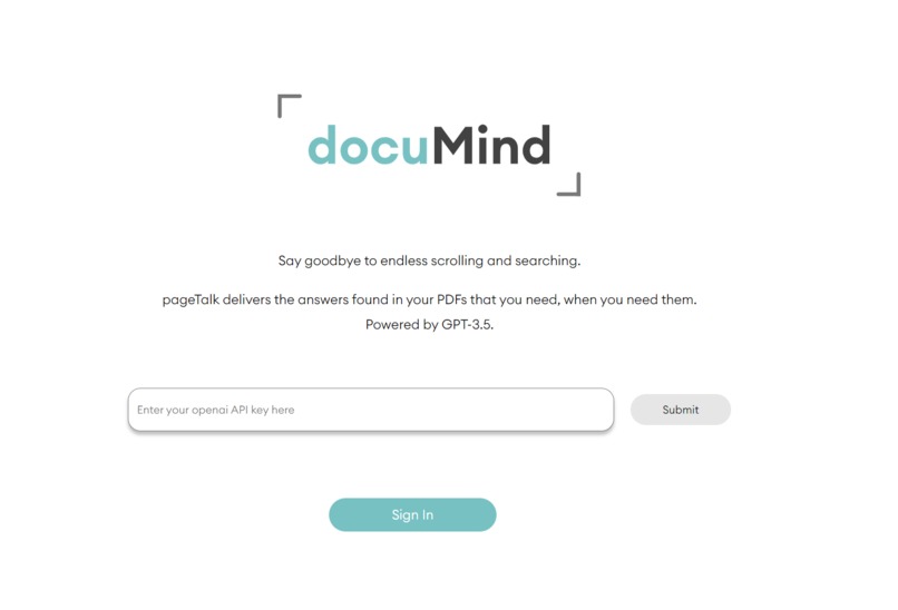 docuMind – screenshot 1