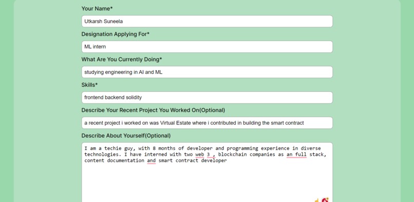 Cold Mail generator – screenshot 2