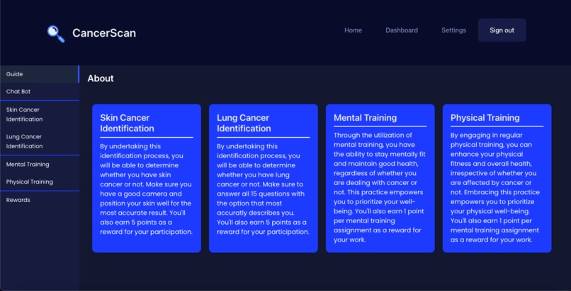 CancerScan – screenshot 2