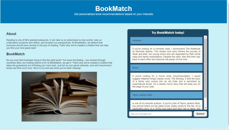BookMatch – screenshot 1