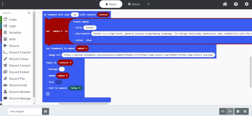 block2discord – screenshot 1