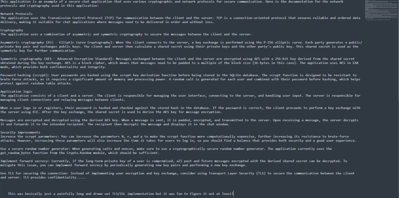 Simple SecureChat – screenshot 3