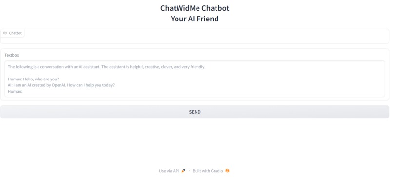 ChatWidMe – screenshot 1