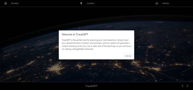 TravelGPT – screenshot 1