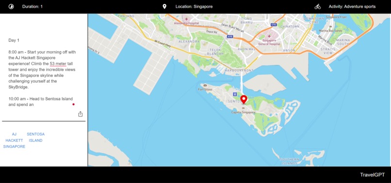 TravelGPT – screenshot 3