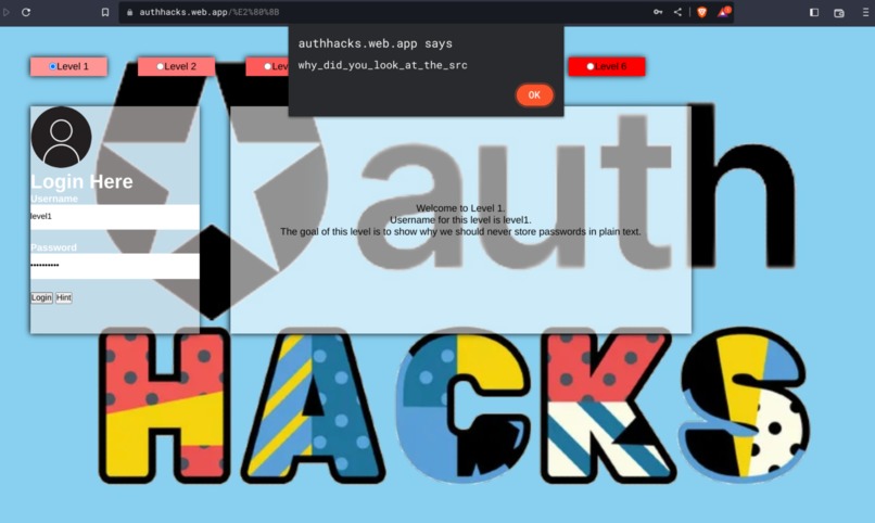AuthHacks – screenshot 2