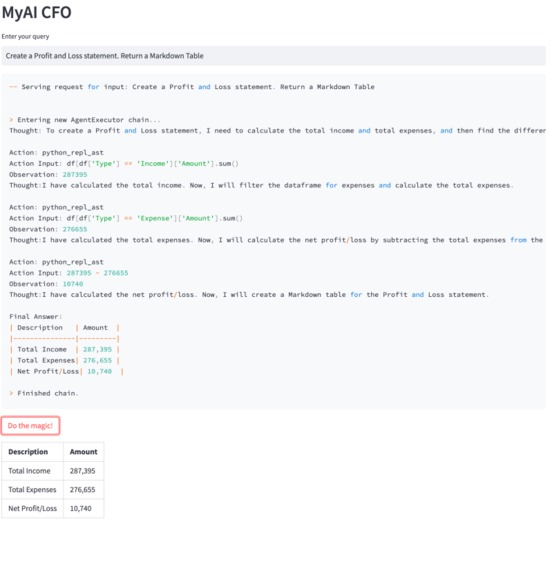 MyAI CFO – screenshot 1