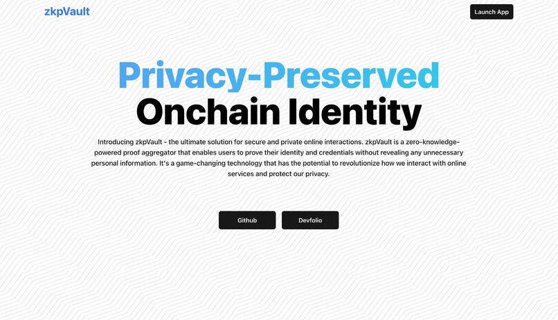 zkpVault – screenshot 7