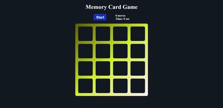 Memory Card Game – screenshot 1