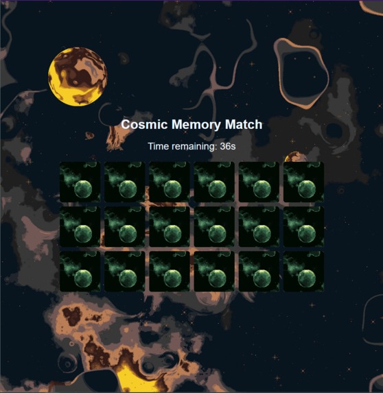 Cosmic Memory Match – screenshot 2