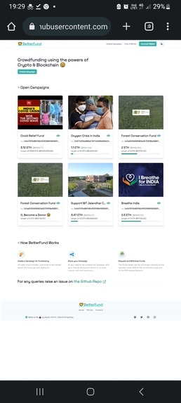 BetterFund-The Ultimate Crowdfunding Application  – screenshot 1