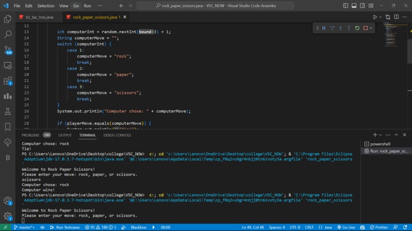 rock_paper_scissors – screenshot 1