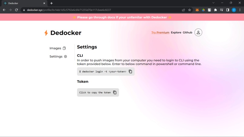 Dedocker Registry – screenshot 4