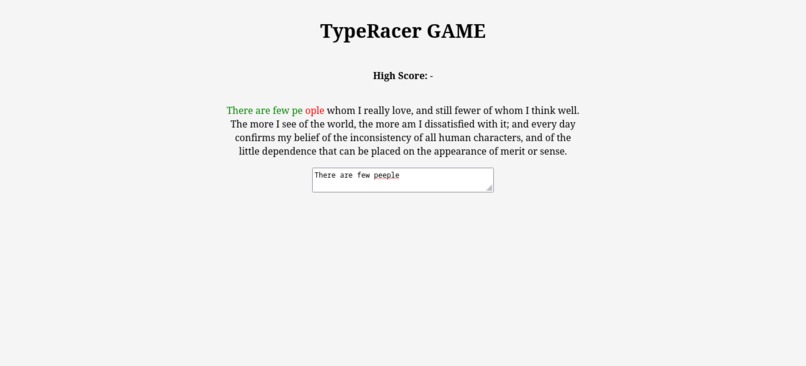 ghw-typeracer-game – screenshot 2