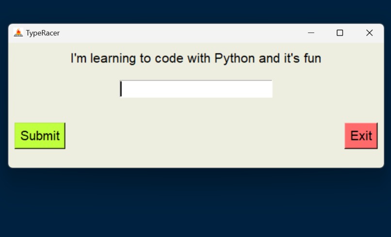 TypeRacer Game – screenshot 1