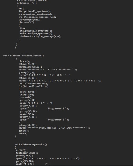 Diabetes Detection – screenshot 2