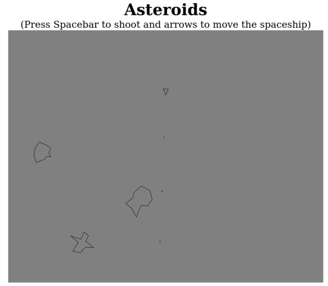Asteroids Game – screenshot 1