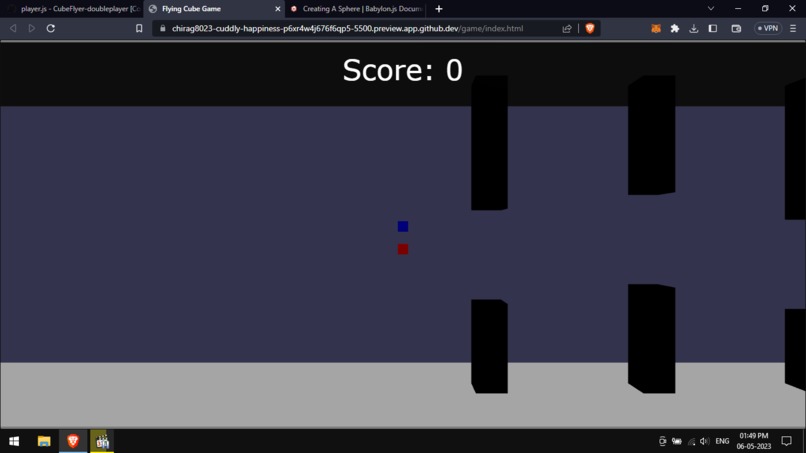 CubeFlyer Two players – screenshot 1