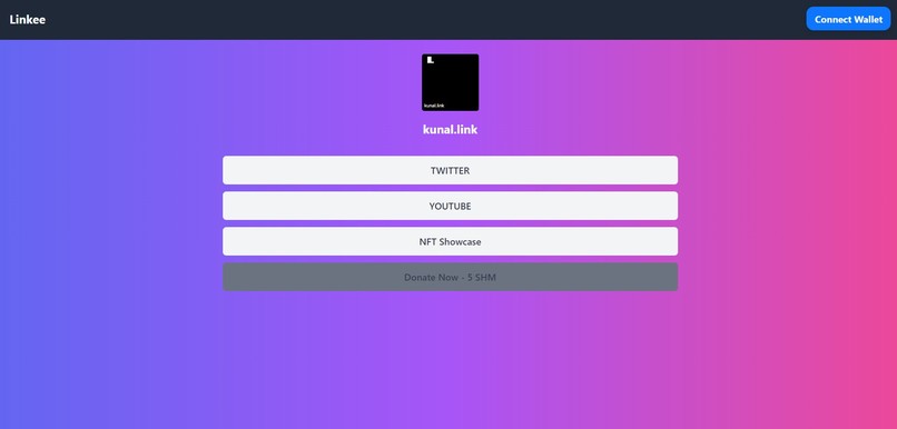 Web3 Linktree – screenshot 1
