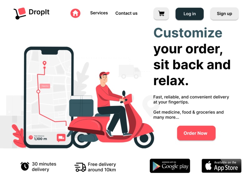 Deliver with DropIt – screenshot 1