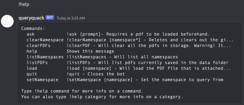 QueryQuack – screenshot 1