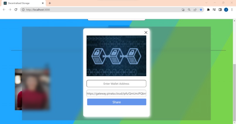 Photo Sharing DApp – screenshot 3