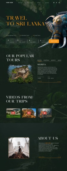 Your Tour- Travel Agency Landing Page – screenshot 4