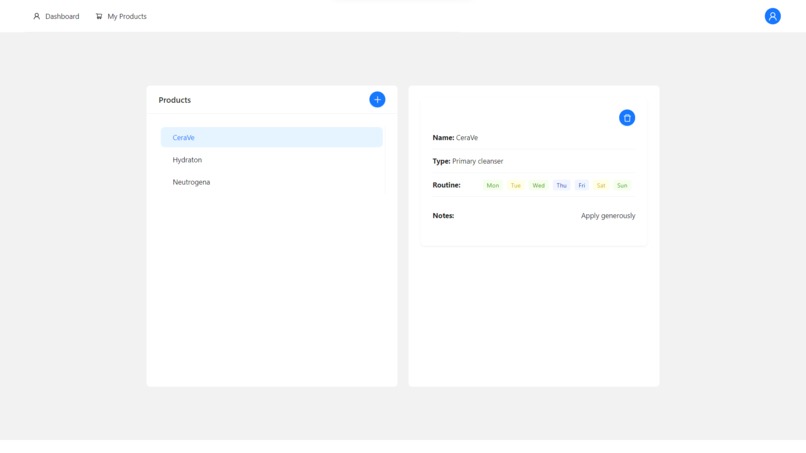 careCal – screenshot 2