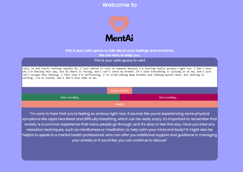 MentAI – screenshot 3