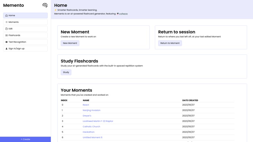 Memento – screenshot 1