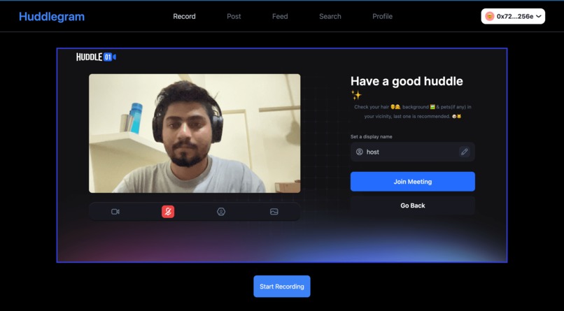 Huddelgram – screenshot 1