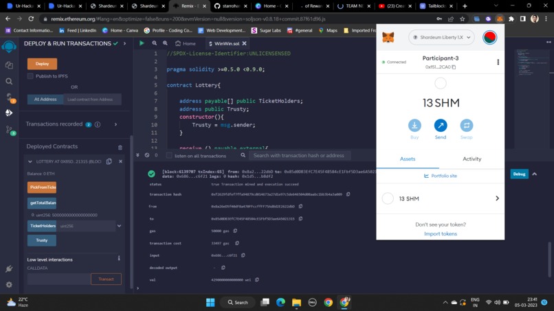 mintNFT – screenshot 2