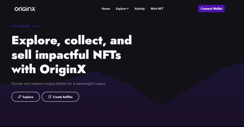 originX - NFT Raffle – screenshot 2