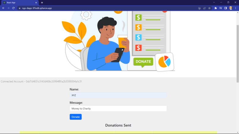Decentralised FairFunding – screenshot 3